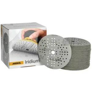 Mirka Iridium 5" 89-Hole Grip Sanding Discs, 24-5MH