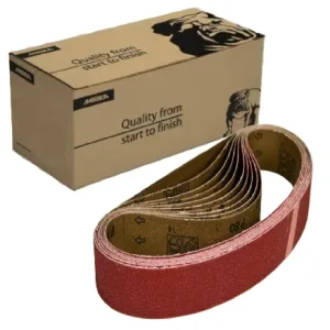 Mirka HIOLIT XO 3" x 18" Portable Sanding Belts, 57-3-18