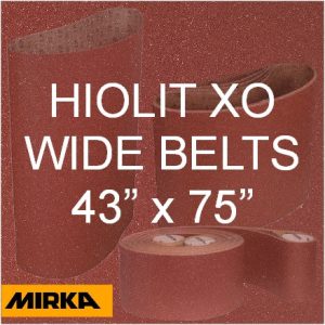 Mirka HIOLIT XO 43" x 75" Wide Sanding Belts, TS-Joint, 57-43-75