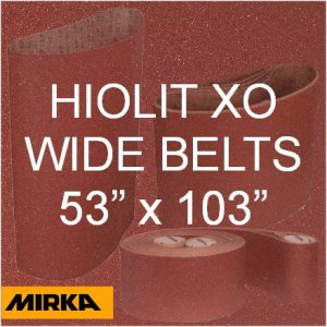 Mirka HIOLIT XO 53" x 103" Wide Sanding Belts, TS-Joint, 57-53-103