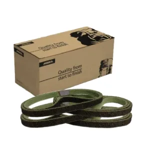 Mirka 0.375" x 13" Mini File Belts, Non-Woven SCM, 66-3813