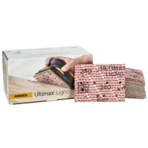 Mirka Ultimax Ligno 3"x4" Grip Multifit Sheets, UL-6B8
